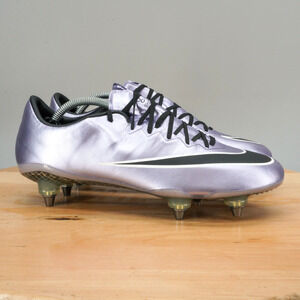 Mens 7.5 / Womens 9 - Nike Mercurial Vapor 10 SG Soccer Cleats Metallic Purple